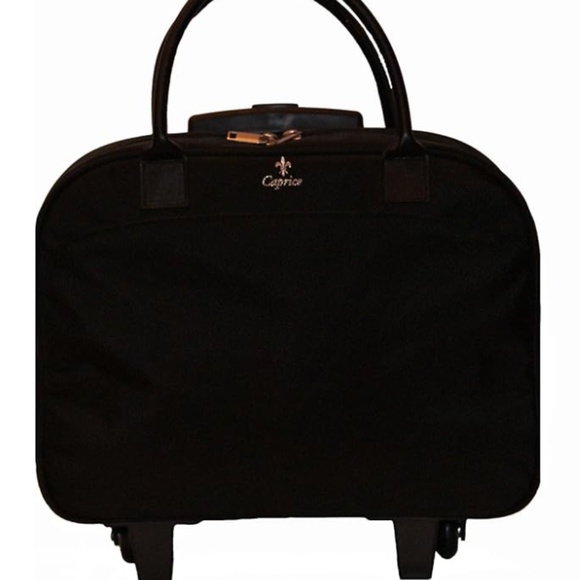 Caprice Avenue - Black rolling laptop case - Picture 1 of 10